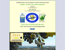 Tablet Screenshot of gasthof-pilgramsberg.de